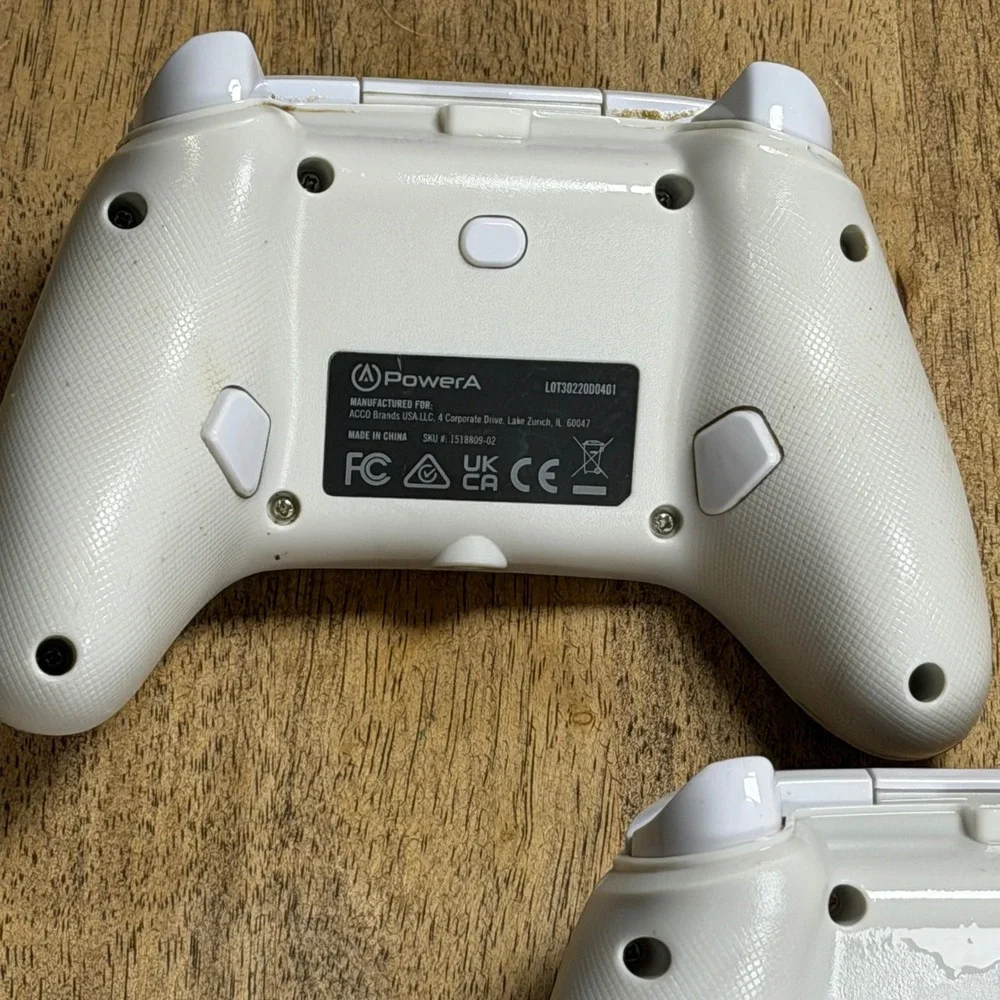 PowerA Wired‎ Controllers for Xbox Series X/S Xbox One PC White Gold 2 Pack